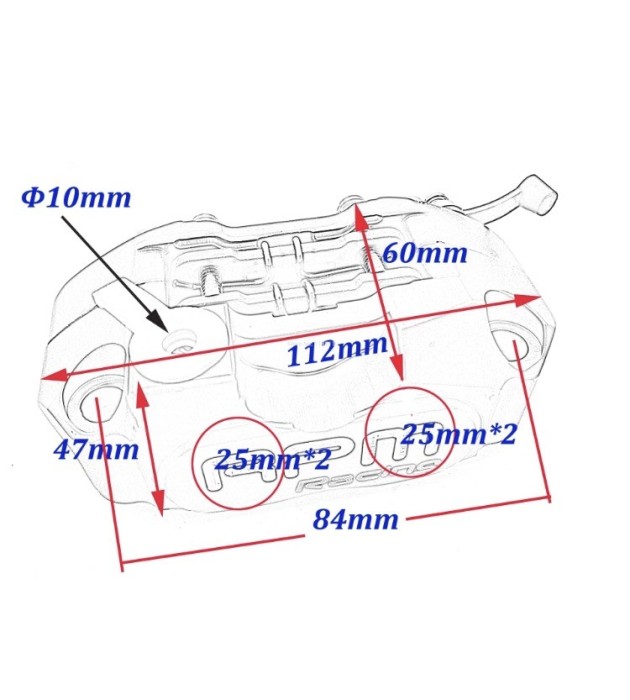 Pinza Radial de 4 pistones