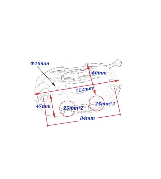 Pinza Radial de 4 pistones