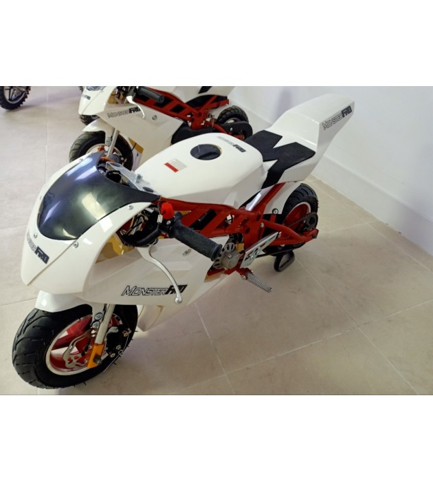 MINI MOTO ASFALTO GP1 49cc 2 T. Ideal para niños desde los  2 años y adultos.