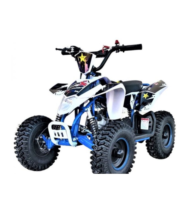 MINI QUAD ROCK STAR 49CC 2T IDEAL PARA NIÑOS DE 2 A 10 AÑOS INCLUYE LIMITADOR DE VELOCIDAD