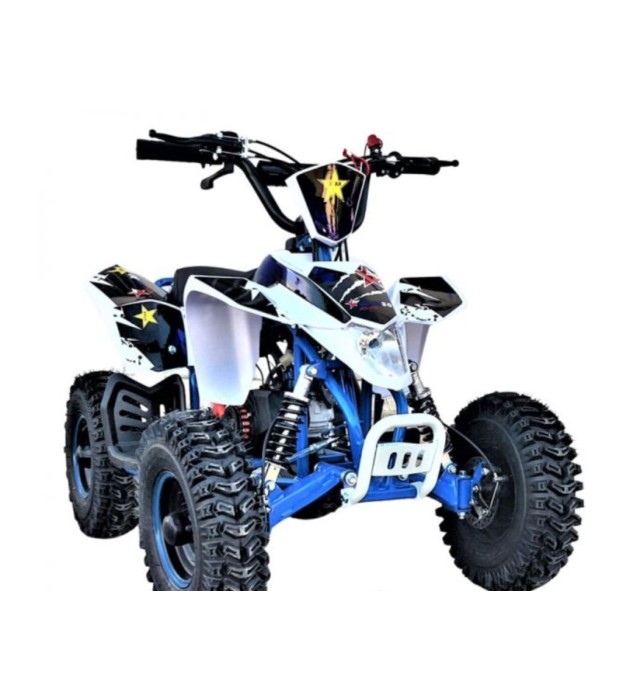 MINI QUAD ROCK STAR 49CC 2T IDEAL PARA NIÑOS DE 2 A 10 AÑOS INCLUYE LIMITADOR DE VELOCIDAD