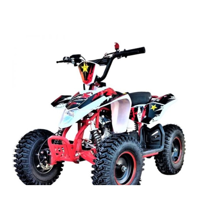 MINI QUAD ROCK STAR 49CC 2T IDEAL PARA NIÑOS DE 2 A 10 AÑOS INCLUYE LIMITADOR DE VELOCIDAD