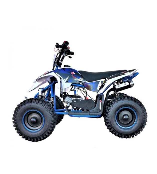 MINI QUAD ROCK STAR 49CC 2T IDEAL PARA NIÑOS DE 2 A 10 AÑOS INCLUYE LIMITADOR DE VELOCIDAD