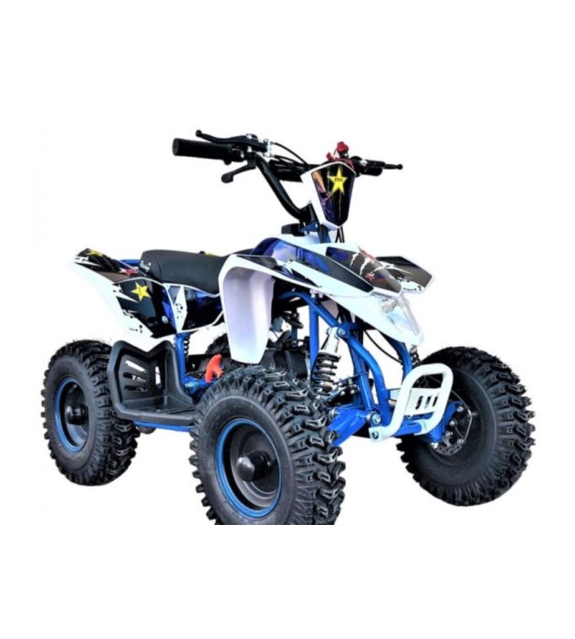 MINI QUAD ROCK STAR 49CC 2T IDEAL PARA NIÑOS DE 2 A 10 AÑOS INCLUYE LIMITADOR DE VELOCIDAD