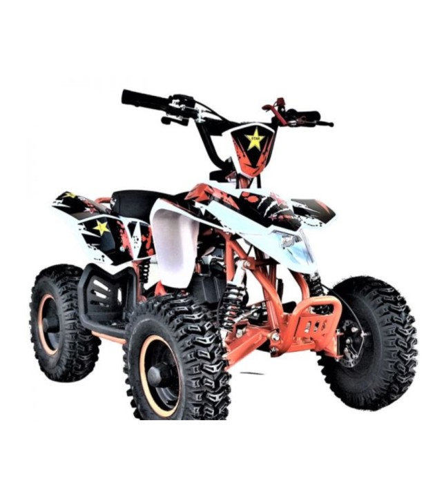 MINI QUAD ROCK STAR 49CC 2T IDEAL PARA NIÑOS DE 2 A 10 AÑOS INCLUYE LIMITADOR DE VELOCIDAD